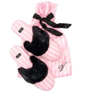 NEW Victoria Secret Signature Satin Slipper